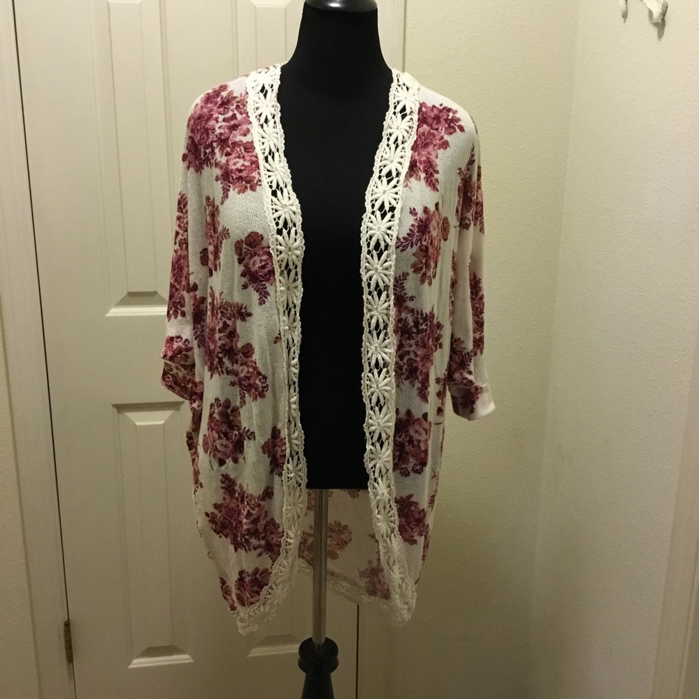 Pinque Open Front Cardigan